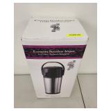 Service Ideas Economy Stainless Steel Airpot 2.2 Liter Vacuum Insulated Lever Lid