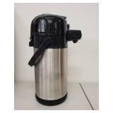 Service Ideas Economy Stainless Steel Airpot 2.2 Liter Vacuum Insulated Lever Lid