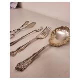 Collection of 4 Vintage Silverplate Serving Utensils