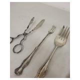 Collection of 4 Vintage Silverplate Serving Utensils