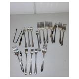 Vintage Silver Plate Serving Forks and Utensils Assortment - The Old Dutch, Wm Rogers, Others