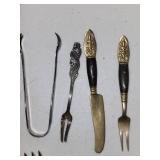 Vintage Silver Plate Serving Forks and Utensils Assortment - The Old Dutch, Wm Rogers, Others