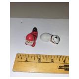 Collection of Christmas Village Figurines, Vehicles, and Decorations