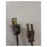 Pair of Vintage Brass and Metal Table Lamps