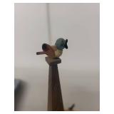 Handmade Pottery Wall Vase and Thorens Mademoiselle de Paris Music Box