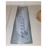 Handmade Pottery Wall Vase and Thorens Mademoiselle de Paris Music Box