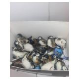 Collection of Goebel Porcelain Bird Figurines in Anthony Loennwacco Box