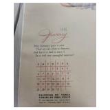 1946 Esquire Pin-Up Calendar Page by Varga January Art Print