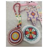 Collection of Beaded Jewelry, Bracelets, Necklaces, and Handmade Accessories