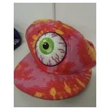 Lot of 4 Snapback Hats - Brooklyn, Chicago Cubs, Eyeball, and Patterned NEFF