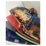 Lot of 4 Snapback Hats - Brooklyn, Chicago Cubs, Eyeball, and Patterned NEFF