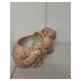 1977 Handmade Ceramic Monkey Planter by Mays