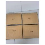 Set of 4 Framed Nautical Ship Prints with Gold Trim