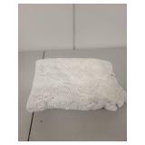 White Handmade Crochet Lace Bedspread