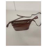 Vera Pelle Made in Italy Brown Leather Crossbody Purse