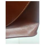 Vera Pelle Made in Italy Brown Leather Crossbody Purse