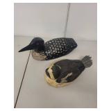 Pair of Decorative Wooden Duck Decoys by Heritage Mint Ltd.