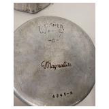 Set of 5 Wagner Ware Magnalite Vintage Aluminum Pots and Pans
