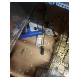 Box of Brass and Metal Printing Letterpress Type and Tools