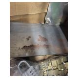 Box of Brass and Metal Printing Letterpress Type and Tools