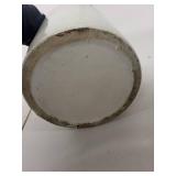 Western Stoneware Pottery Jug with Handle and Cork