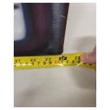 Abstract Canvas Artwork Featuring Anubis-Inspired Figure 24x48 Inches