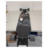 Junli Longboard Skateboard with Custom Painted Underside