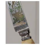 Collection of German Knives and Carving Utensils with Stag Handles