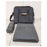 Vintage Dell 316LT Portable Laptop with Power Supply, Bag, and Cables