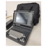 Vintage Dell 316LT Portable Laptop with Power Supply, Bag, and Cables