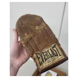 Vintage Collectibles Lot with Coins, Everlast Mitt, Spoons, and Ephemera