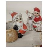 Vintage Japan Ceramic Figurines and Trinket Dish Collection