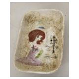 Vintage Japan Ceramic Figurines and Trinket Dish Collection