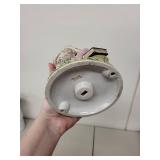 Maruyama Occupied Japan Porcelain Figurine of Woman and Cherub