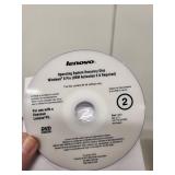 Lot of Vintage Floppy Disks and Lenovo Windows 8 Pro Recovery DVDs