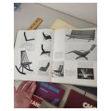 Collection of Vintage Technical and Design Books Including Decorative Art 1961/2