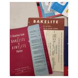 Collection of Vintage Bakelite and Vinylite Plastics Brochures and Booklets