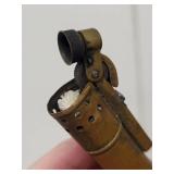 Vintage Austrian Brass Petrol Lighter with Flip Top