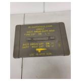 Military Metal Ammo Can for 25 Cartridges 20mm M139 Gun
