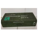 Vintage Dragerwerk Lubeck Military Equipment Storage Box