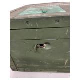 Vintage Dragerwerk Lubeck Military Equipment Storage Box