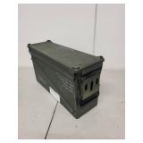 Military Ammo Can M2A1 Green Metal Storage Box with Markings