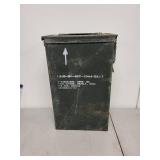 Military Metal Ammo Storage Box with Latch Handle