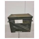 Military Metal Ammo Storage Box with Handles