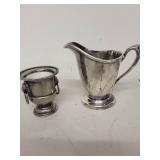 Silver Plated Tea Set with Tray, Creamer, Sugar Bowl, and Accessories