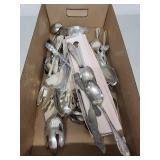Large Assorted Collection of Vintage Serving Utensils and Flatware