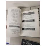 Set of 3 Illustrated Hardcover Books: Boxwood & Ivory, Clock of the Long Now, Invisible New York