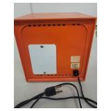 Vintage Model 800S Orange Electric Light-Up Wall Clock