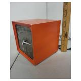 Vintage Model 800S Orange Electric Light-Up Wall Clock