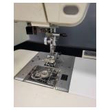 Janome Memory Craft 9000 Sewing Machine with Case and Accessories